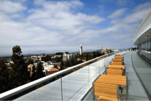 Deck with scenic view at Stadium Club